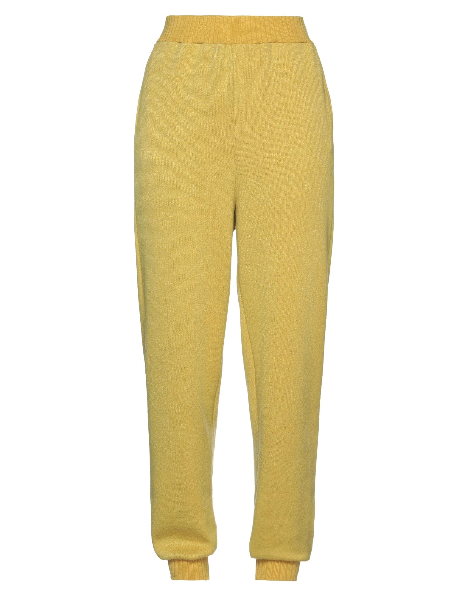 Face To Face Style Woman Pants Acid Green Size 4 Viscose, Pes - Polyethersulfone