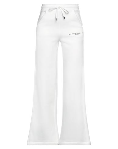 Marc Ellis Woman Pants White Size S Cotton, Polyester
