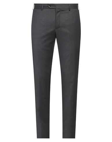 Pt Torino Man Pants Steel Grey Size 28 Virgin Wool, Elastane In Grey