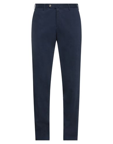 Pt Torino Man Pants Navy Blue Size 40 Modal, Cotton, Elastane
