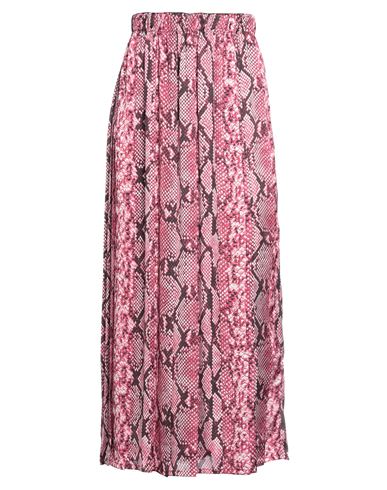 Pink Memories Woman Long Skirt Garnet Size 8 Polyester