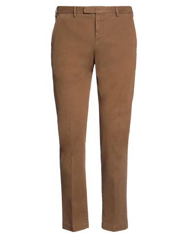 Pt Torino Man Pants Camel Size 30 Lyocell, Cotton, Elastane In Beige