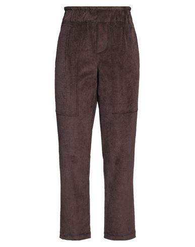Shop Rue Du Bac Woman Pants Dark Brown Size 8 Polyester, Polyamide, Elastane