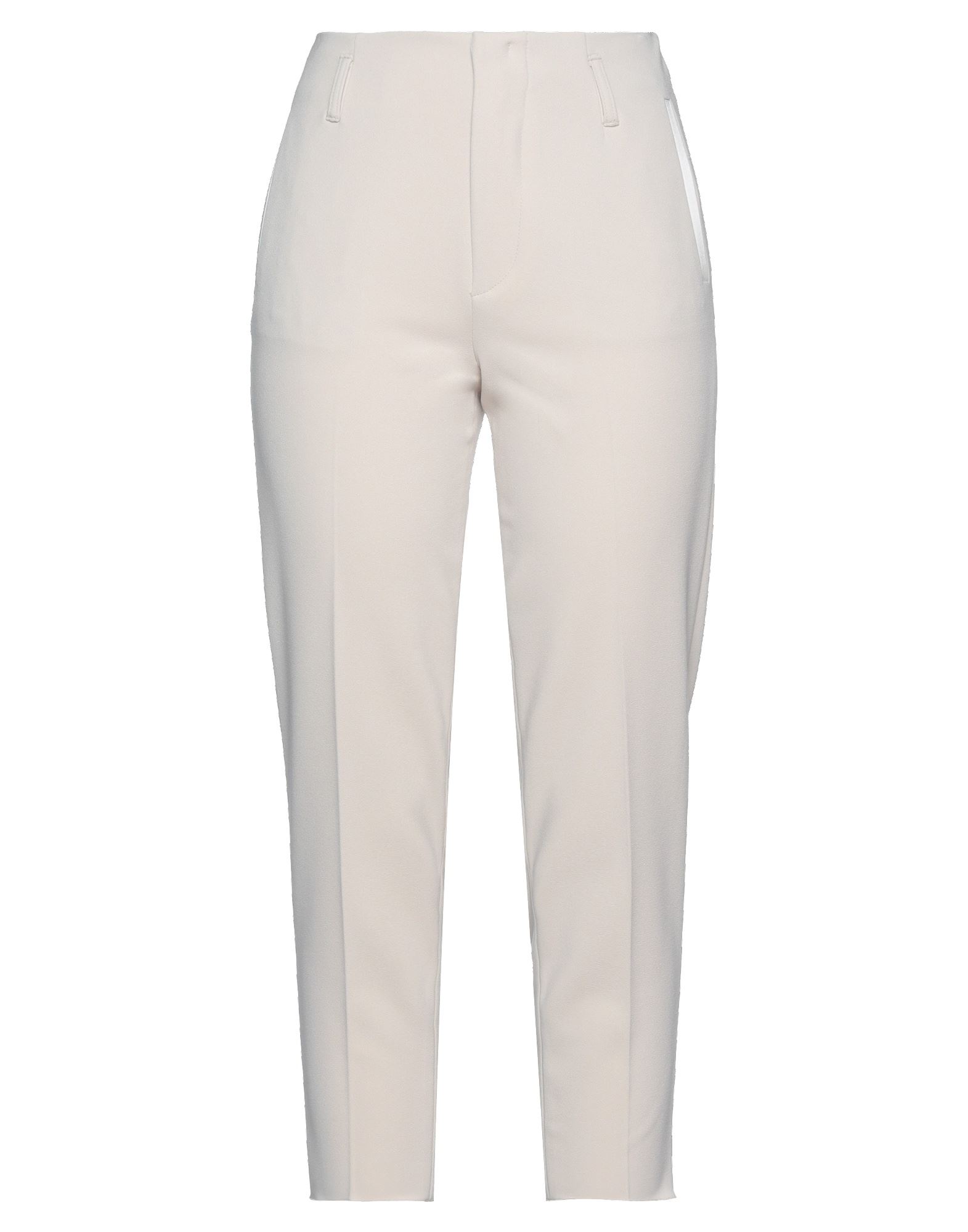 Merci .., Woman Pants Beige Size 4 Polyester, Elastane In Beige