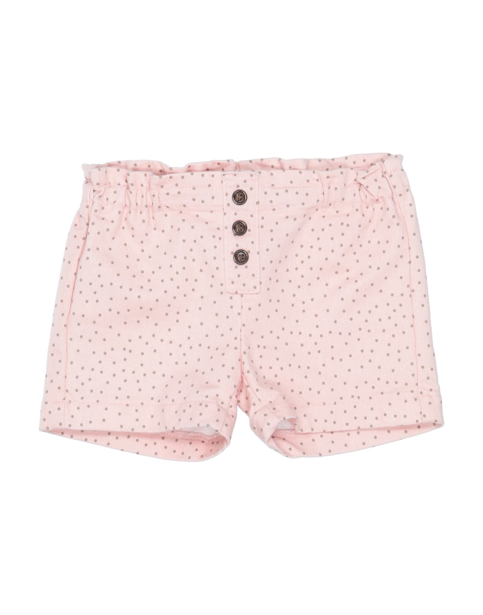 Aletta Kids'  Newborn Girl Shorts & Bermuda Shorts Pink Size 3 Cotton, Polyester, Lycra