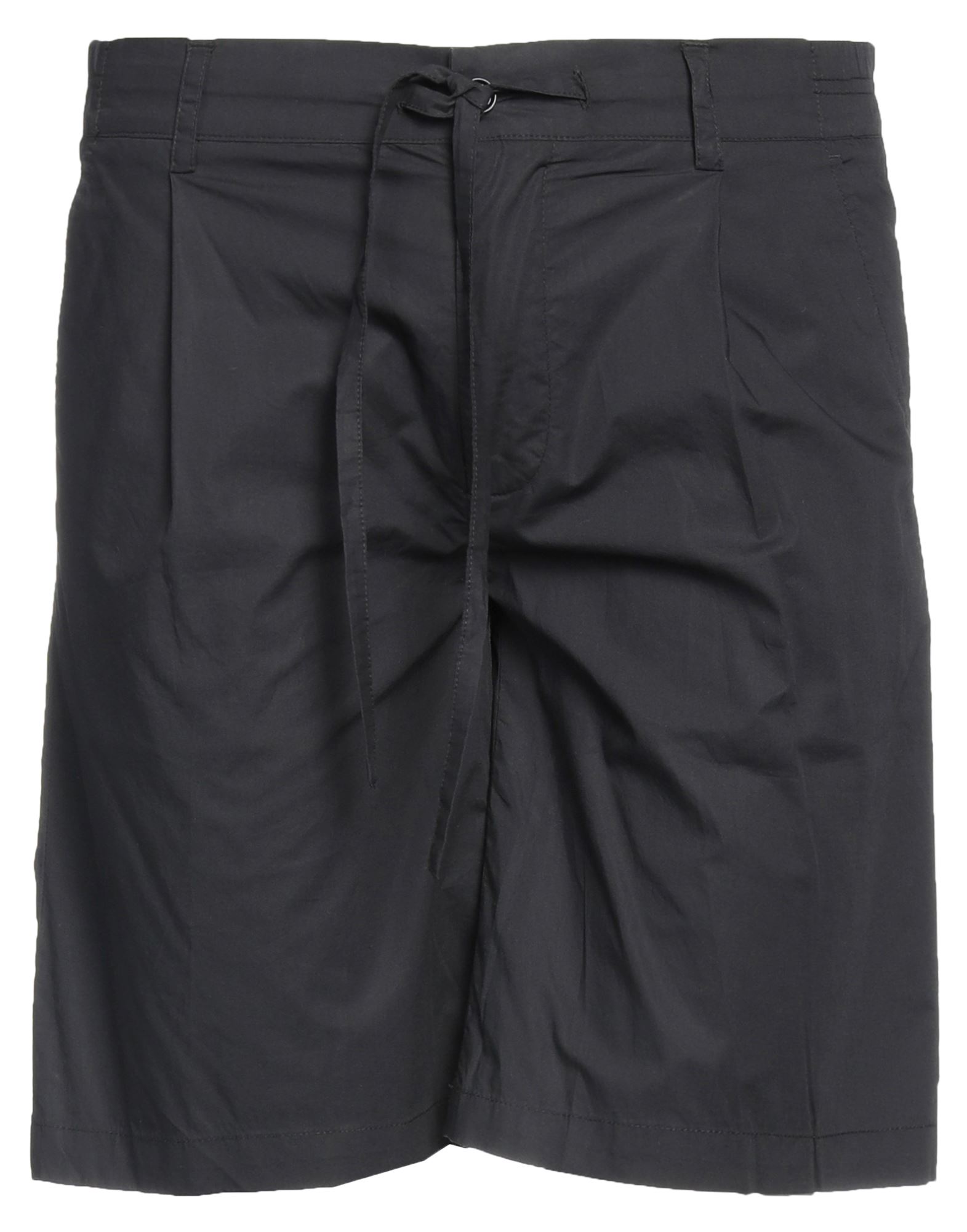 Grey Daniele Alessandrini Man Shorts & Bermuda Shorts Black Size 32 Cotton