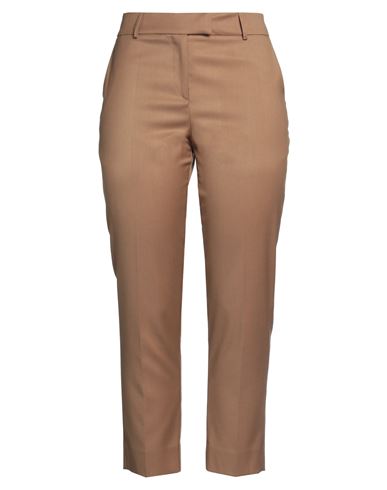 Alessandro Dell'acqua Woman Pants Camel Size 10 Polyester, Viscose, Elastane In Beige