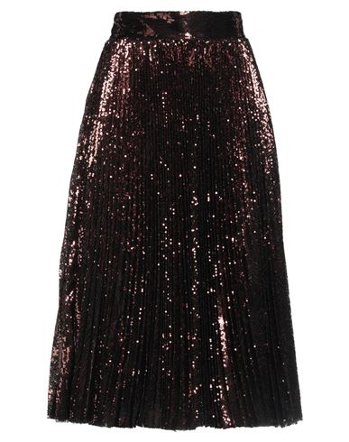 Dolce & Gabbana Woman Midi Skirt Bronze Size 8 Polyamide In Yellow