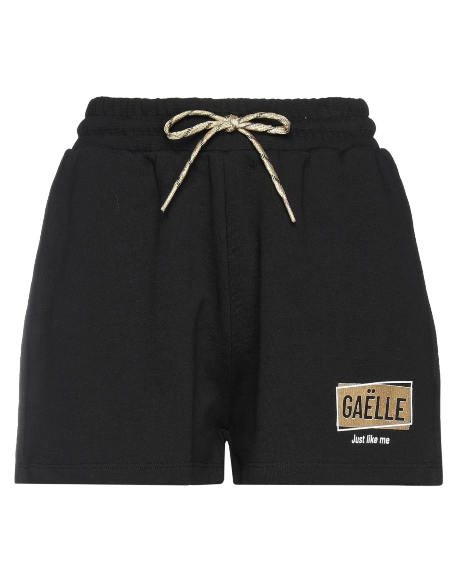 Gaelle Paris Gaëlle Paris Woman Shorts & Bermuda Shorts Black Size 1 Cotton