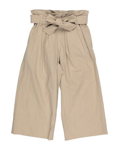 Shop Brunello Cucinelli Toddler Girl Pants Beige Size 4 Cotton