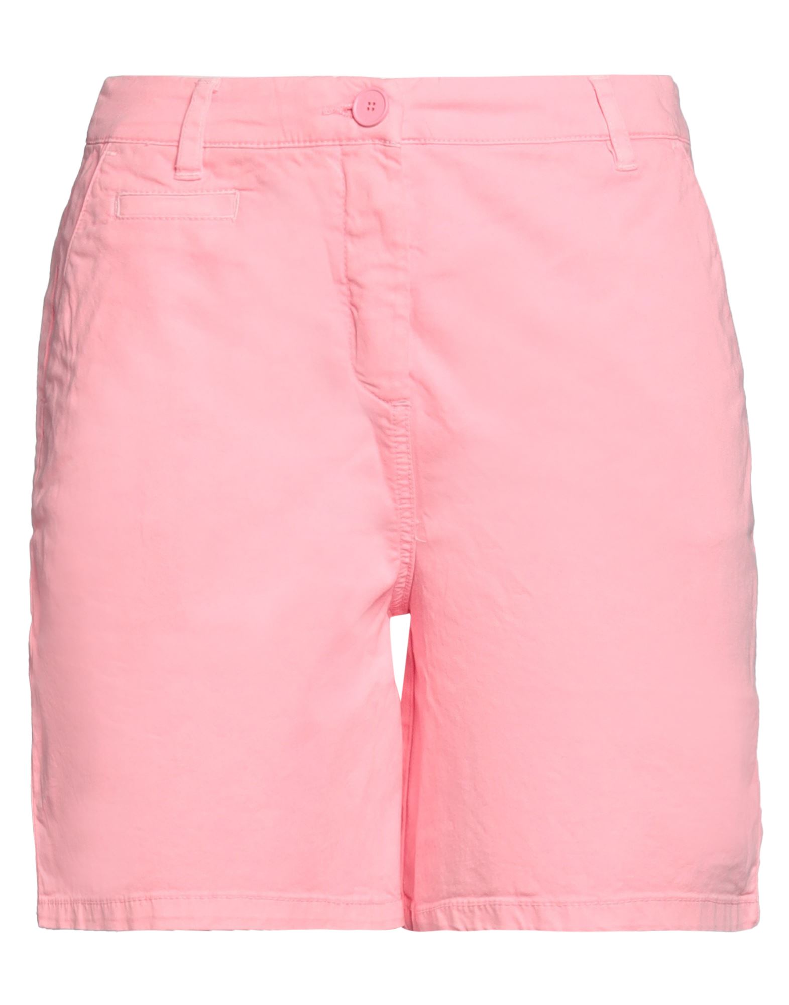 Armani Exchange Woman Shorts & Bermuda Shorts Pink Size 2 Cotton, Elastane