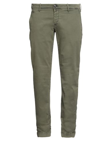 Jacob Cohёn Man Pants Sage Green Size 31 Cotton, Lyocell, Elastane, Polyester In Green