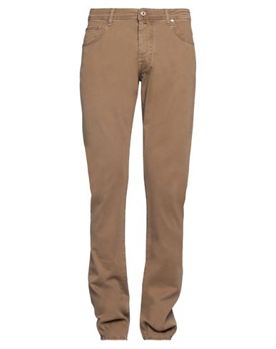 Jacob Cohёn Man Pants Light Brown Size 35 Modal, Cotton, Elastane