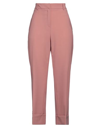 Ottod'ame Woman Pants Pink Size 8 Polyester, Virgin Wool, Elastane