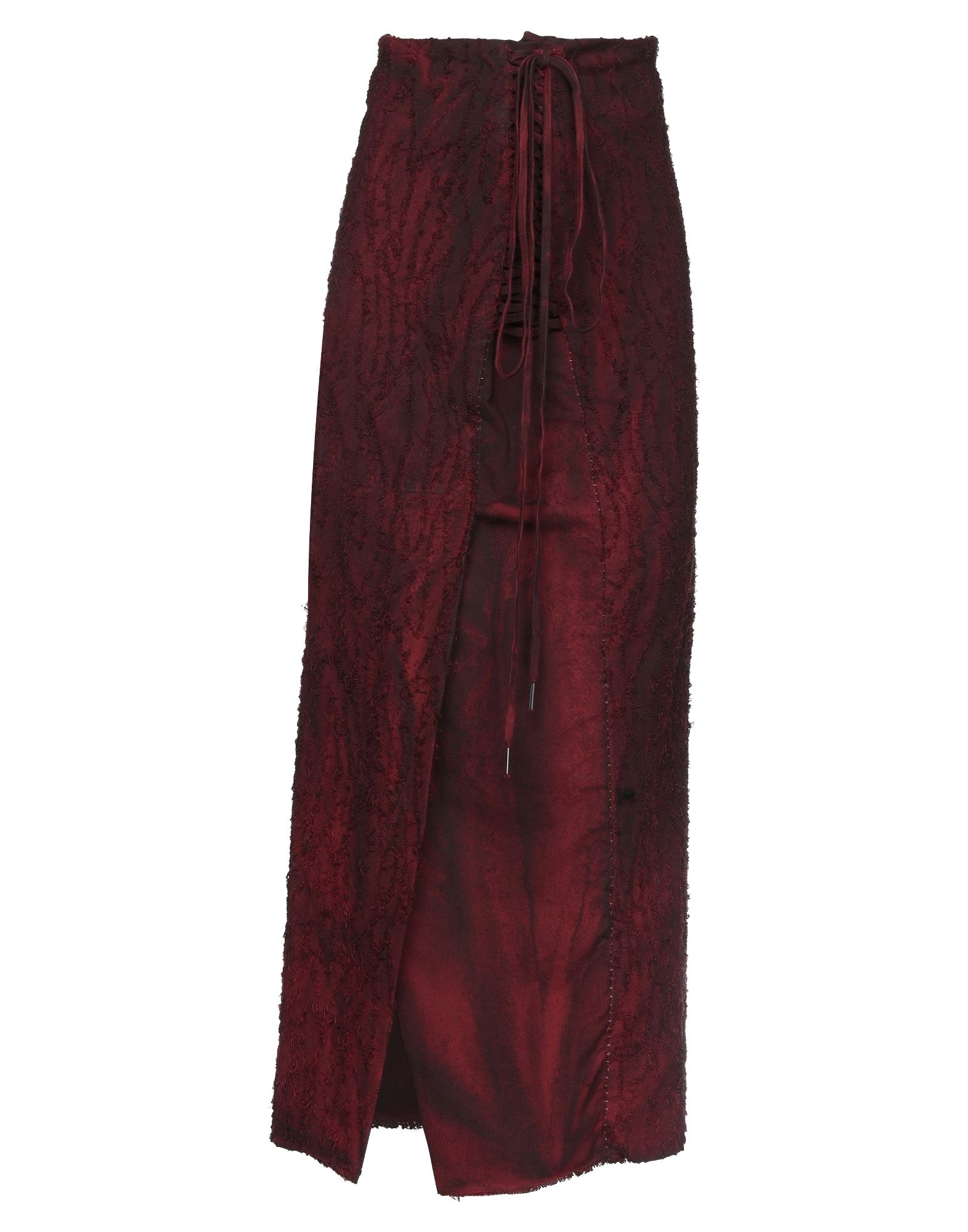 Masnada Long Skirts In Maroon