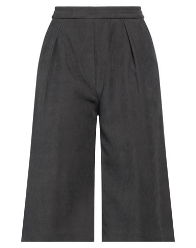 8pm Woman Cropped Pants Steel Grey Size Xs Polyester, Elastane