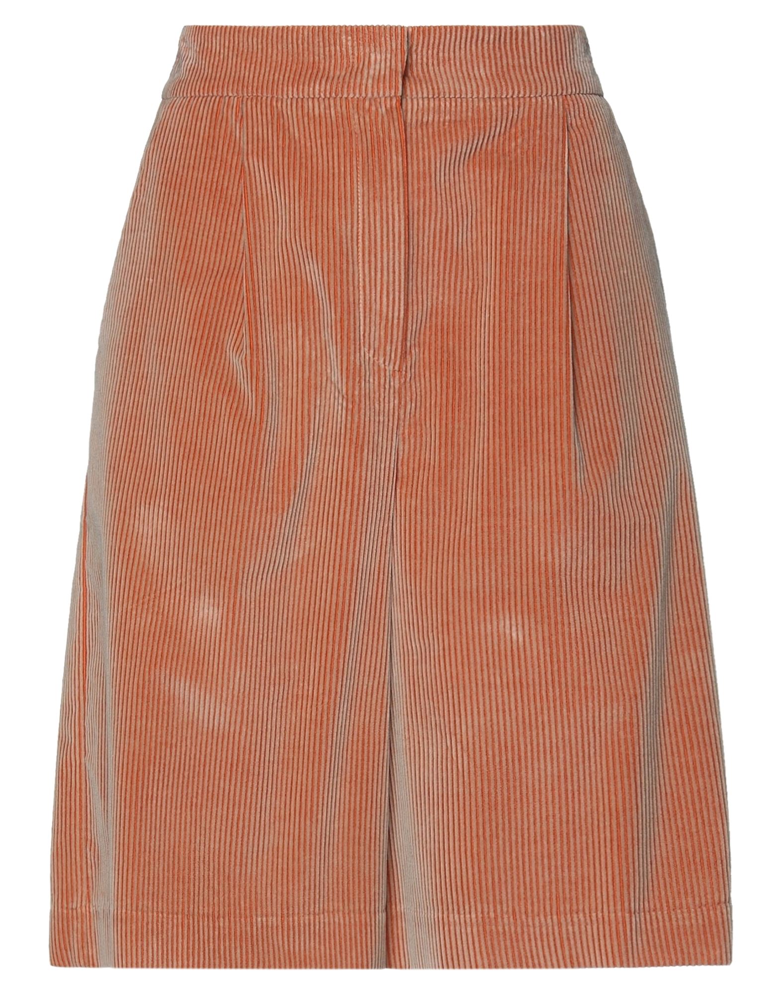 Beatrice B Beatrice .b Woman Shorts & Bermuda Shorts Orange Size 6 Cotton
