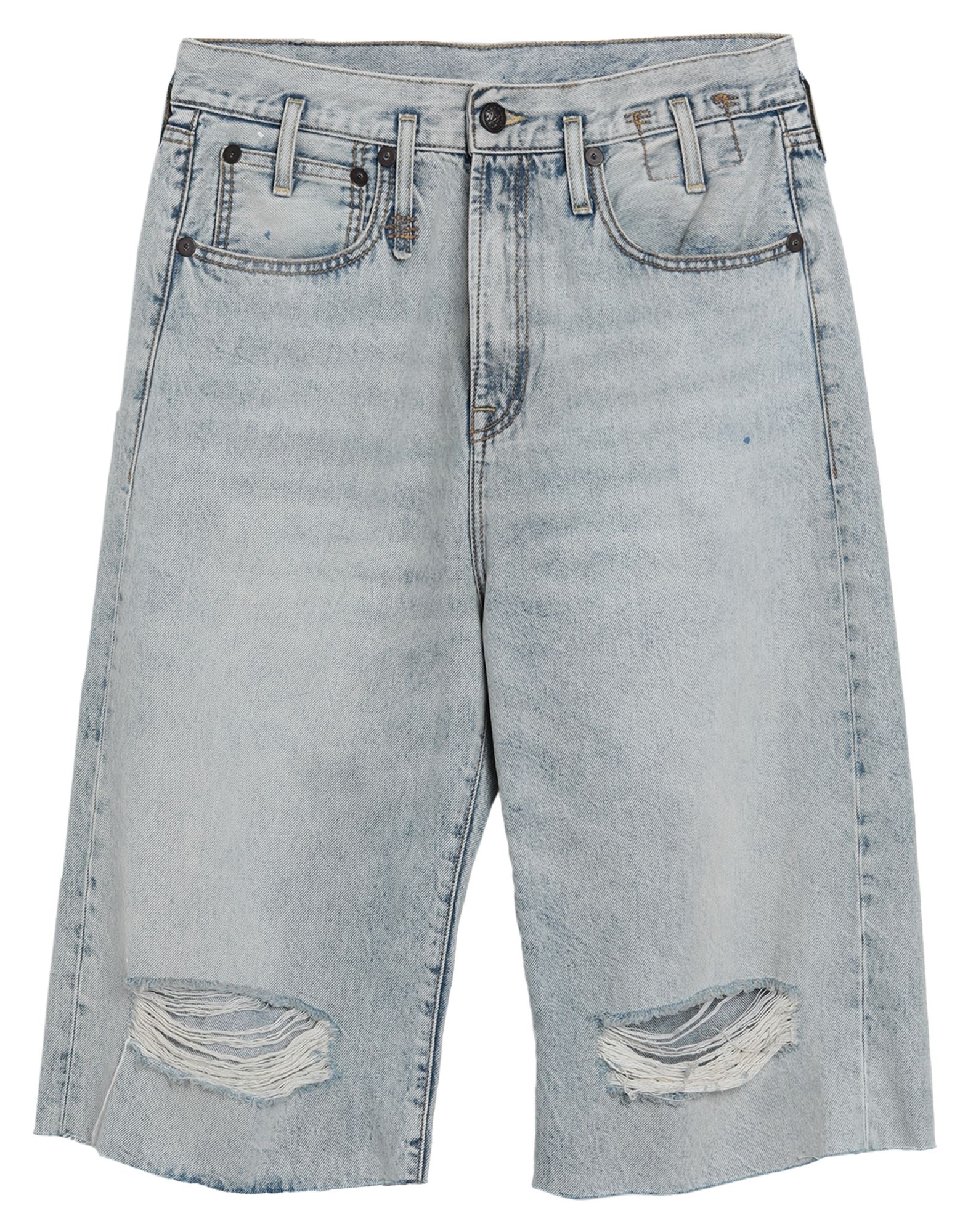 R13 Denim Cropped In Blue