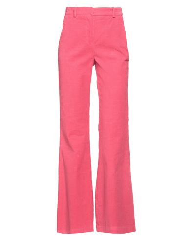 Sfizio Woman Pants Fuchsia Size 6 Cotton, Elastane In Pink