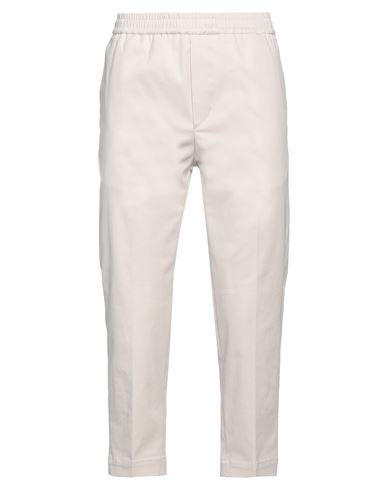 Paolo Pecora Man Pants Cream Size 28 Cotton, Elastane In White