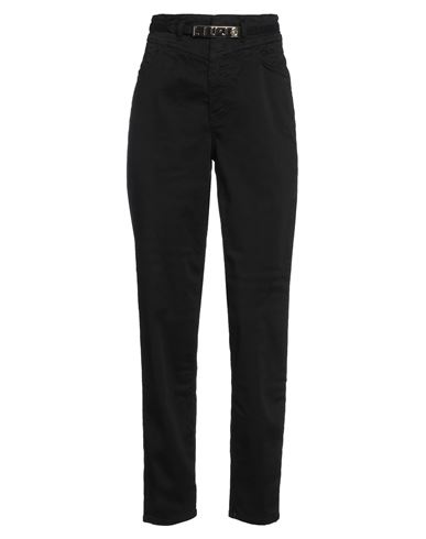 Liu •jo Woman Pants Black Size 24 Cotton, Elastane