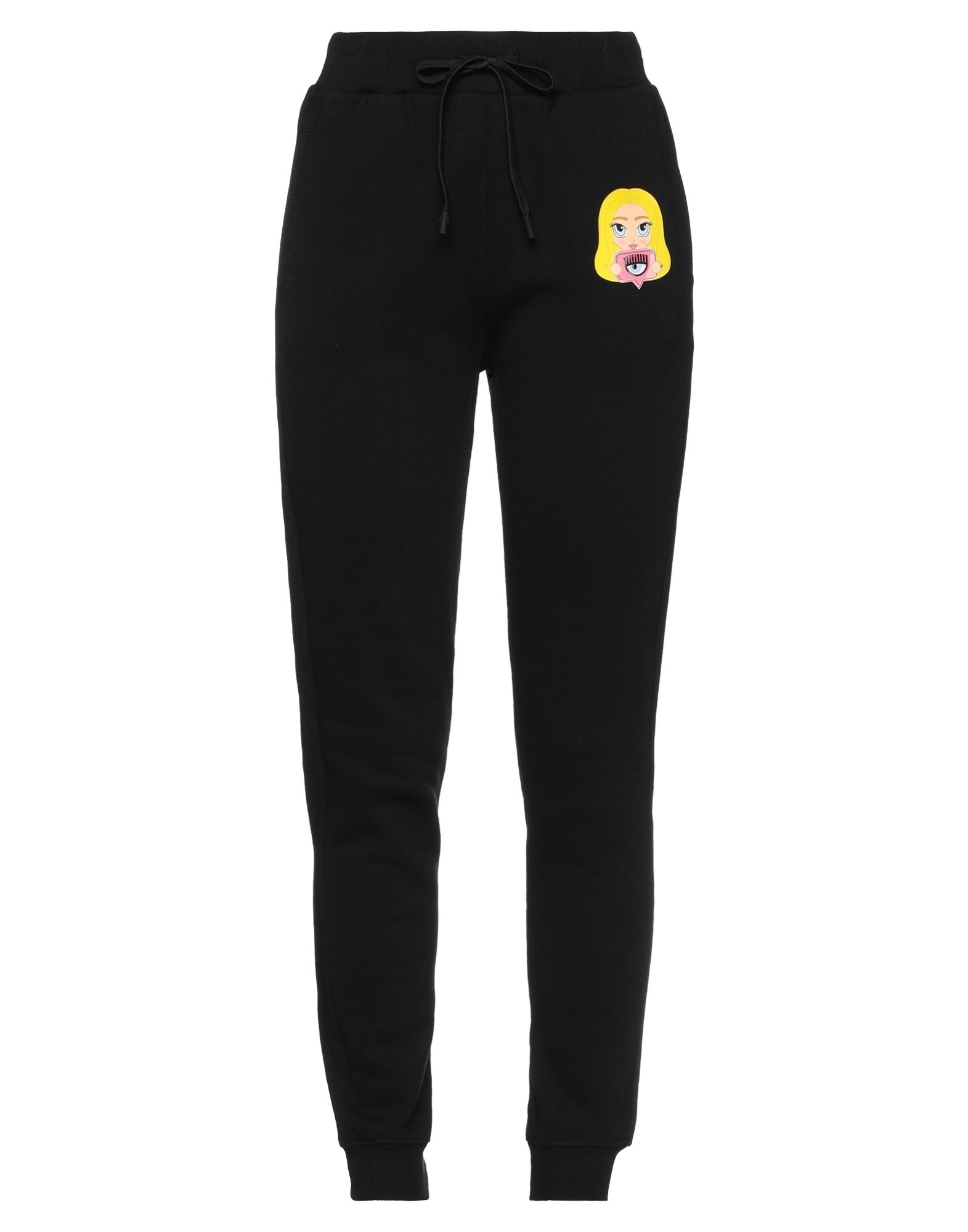 Chiara Ferragni Logo-print Cotton Track Pants In Black