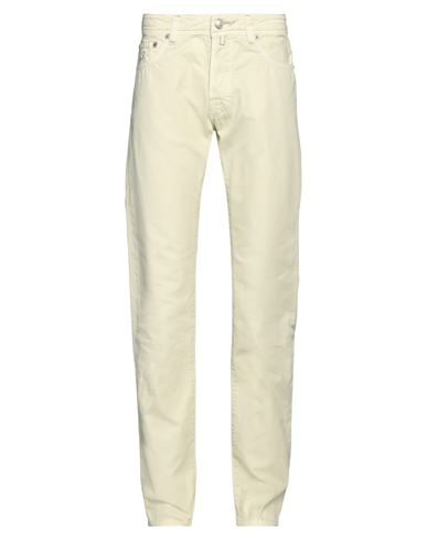 Jacob Cohёn Man Pants Cream Size 31 Cotton In White