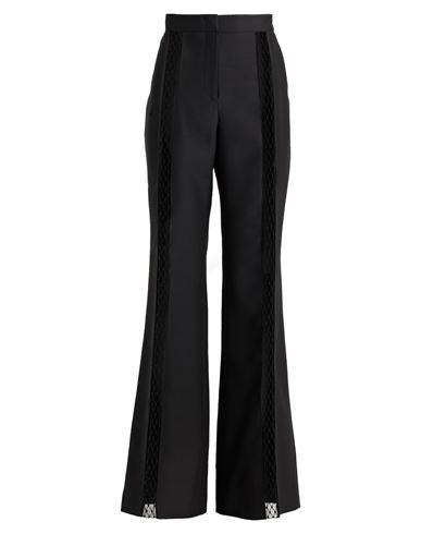 Gabriela Hearst Ennio Wool And Silk-blend Flared Pants In Black