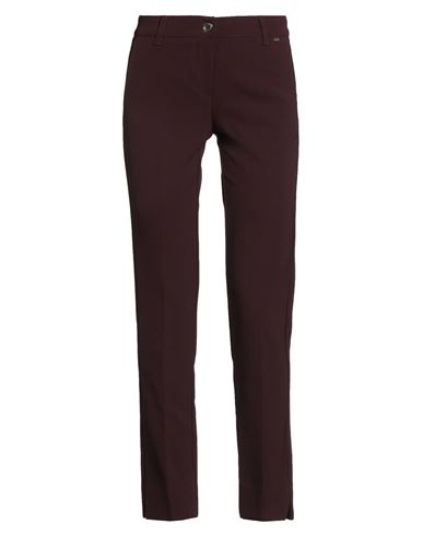 Rebel Queen By Liu •jo Woman Pants Dark Brown Size 2 Polyester, Elastane In Burgundy