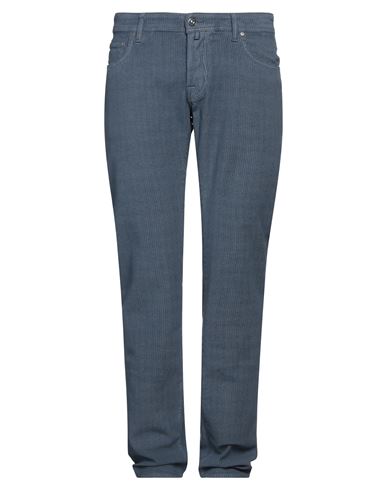 JACOB COHЁN JACOB COHЁN MAN PANTS SLATE BLUE SIZE 34 COTTON, ELASTANE, POLYESTER 