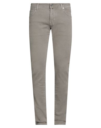 JACOB COHЁN JACOB COHЁN MAN JEANS TAUPE SIZE 34 COTTON, ELASTANE, POLYESTER 
