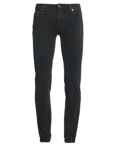 Jacob Cohёn Man Jeans Black Size 34 Cotton, Elastane, Polyester