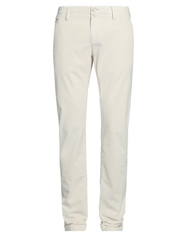 Jacob Cohёn Man Pants Cream Size 31 Cotton, Modal, Elastane, Polyester In Neutral