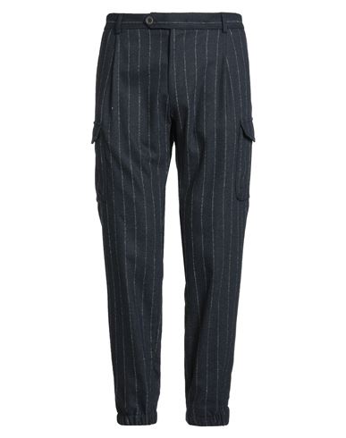 Windsor . Man Pants Midnight Blue Size 40 Wool, Polyester, Elastane In Blue