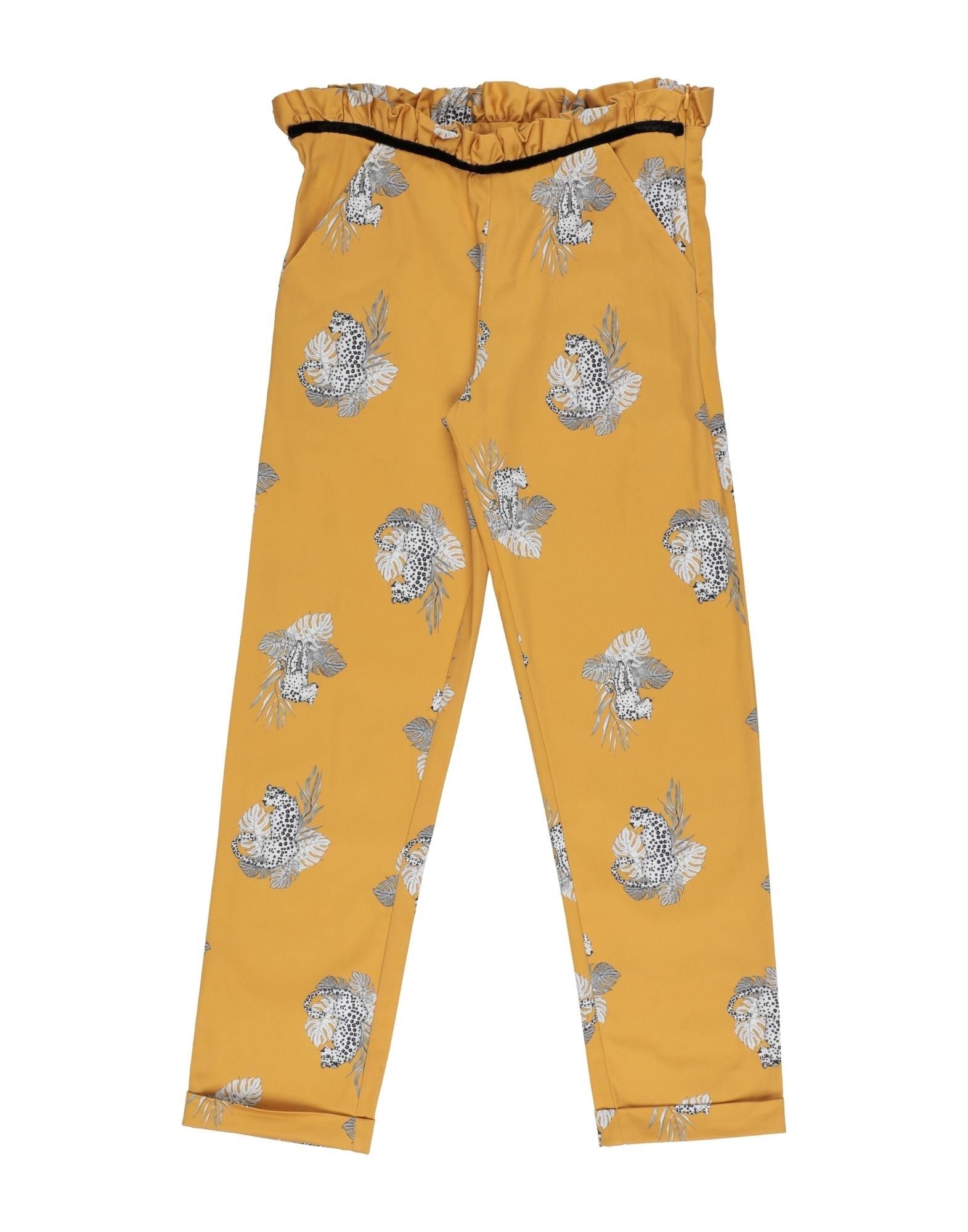 Tutto Piccolo Kids' Pants In Yellow