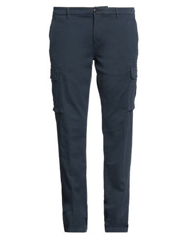 40weft Man Pants Midnight Blue Size 30 Cotton, Elastane In Navy Blue