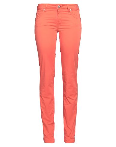 Jacob Cohёn Woman Pants Orange Size 28 Cotton, Elastane