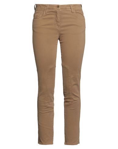 Aeronautica Militare Woman Pants Brown Size 6 Cotton, Elastane In Brown