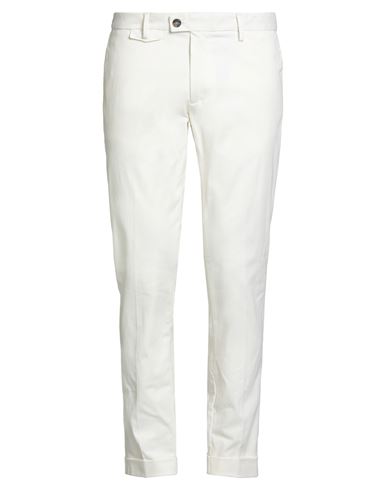 Messagerie Patrizio Piscaglia Man Pants White Size 36 Cotton, Elastane