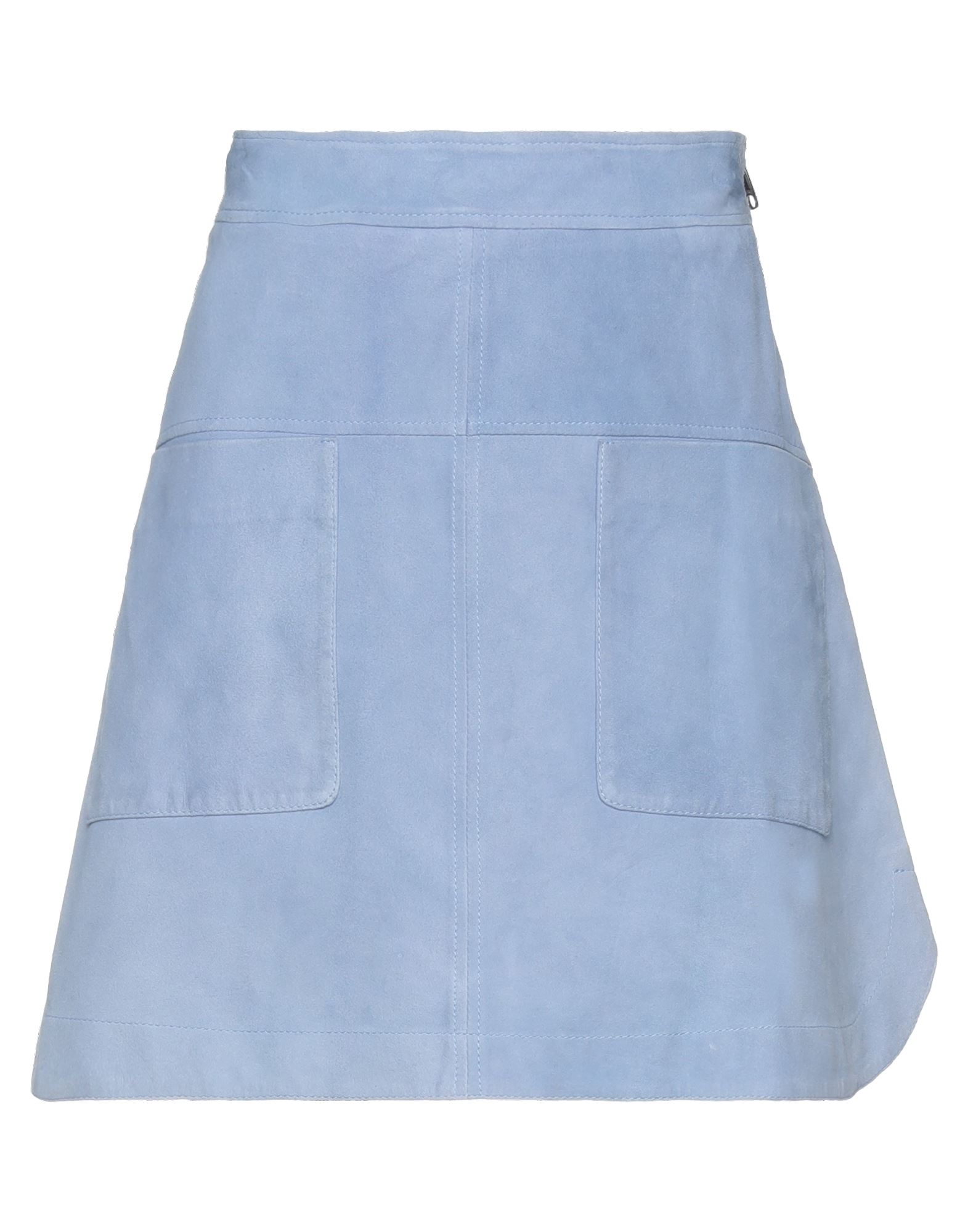 Max & Co Mini Skirts In Sky Blue | ModeSens