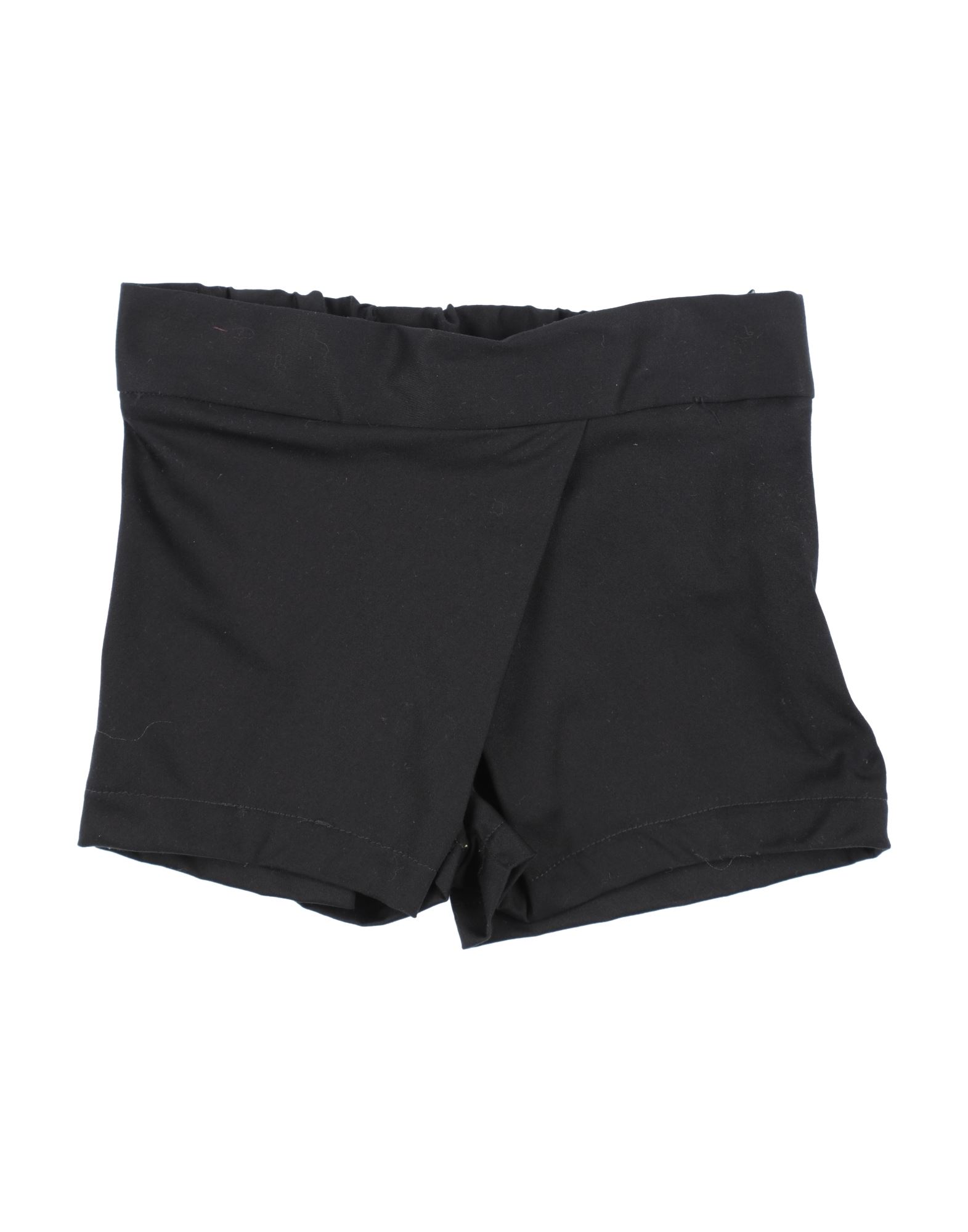 Mariuccia Kids'  Toddler Girl Shorts & Bermuda Shorts Black Size 6 Cotton