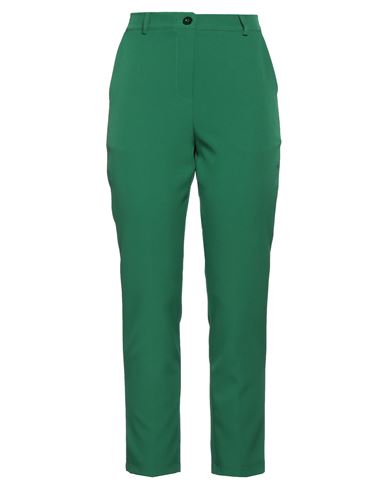 Dixie Woman Pants Green Size S Polyester, Elastane