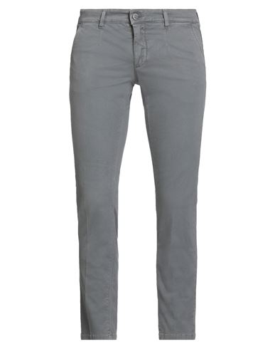 Ungaro Man Pants Grey Size 32 Cotton, Elastane In Gray