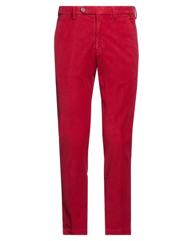Michael Coal Man Pants Red Size 32 Cotton, Elastane