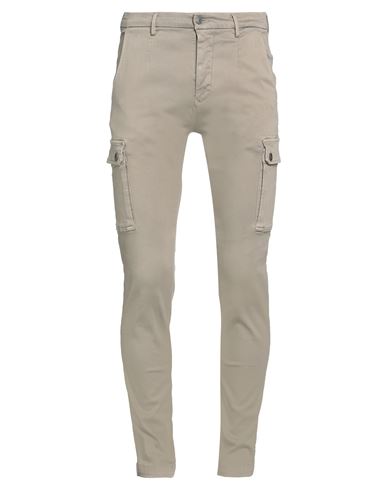 Replay Man Pants Khaki Size 31w-32l Cotton, Polyester, Elastane In Beige