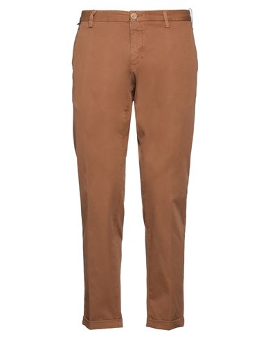 At.p.co At. P.co Man Pants Camel Size 34 Cotton, Elastane In Beige