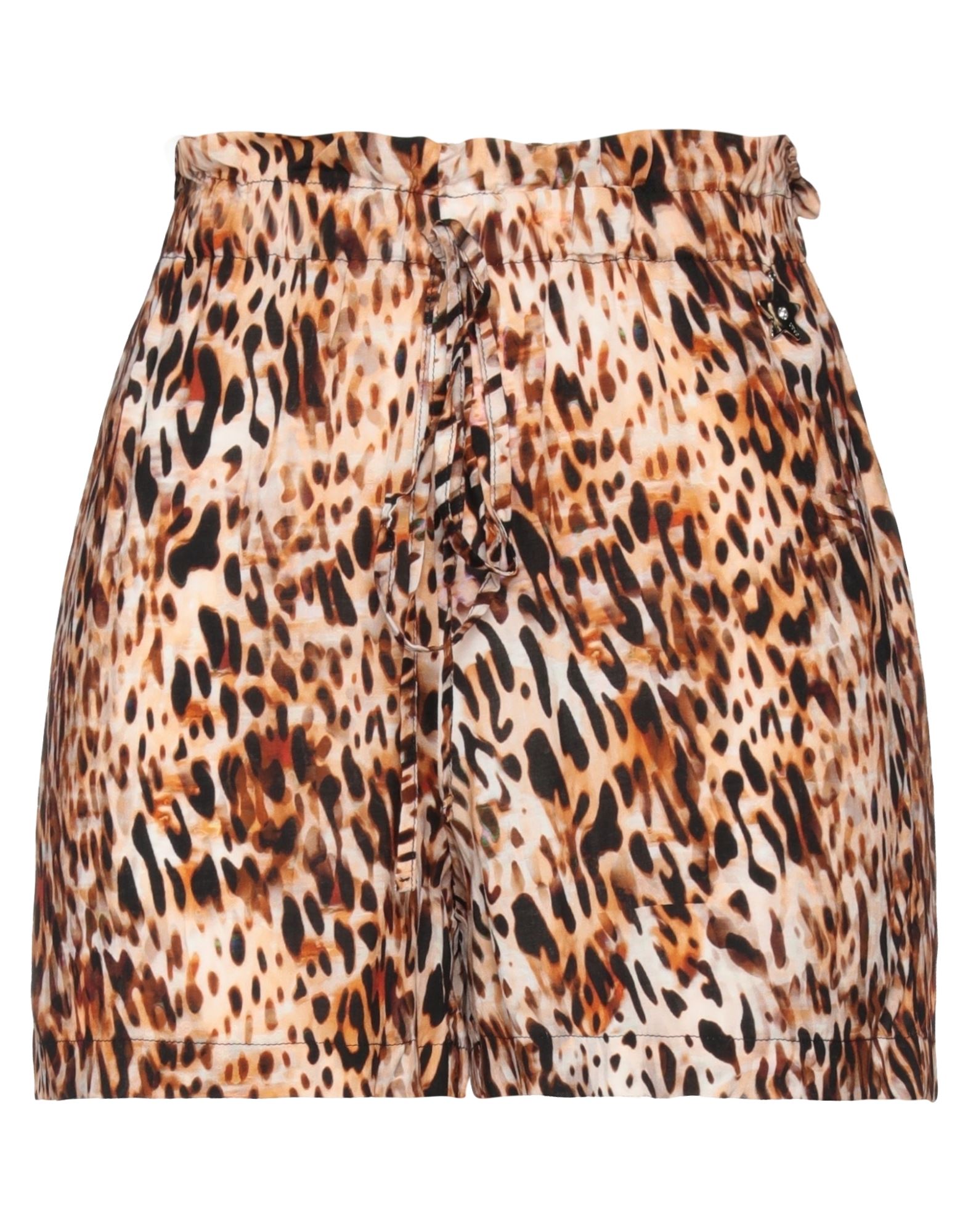 LIU •JO LIU •JO WOMAN SHORTS & BERMUDA SHORTS BEIGE SIZE S VISCOSE