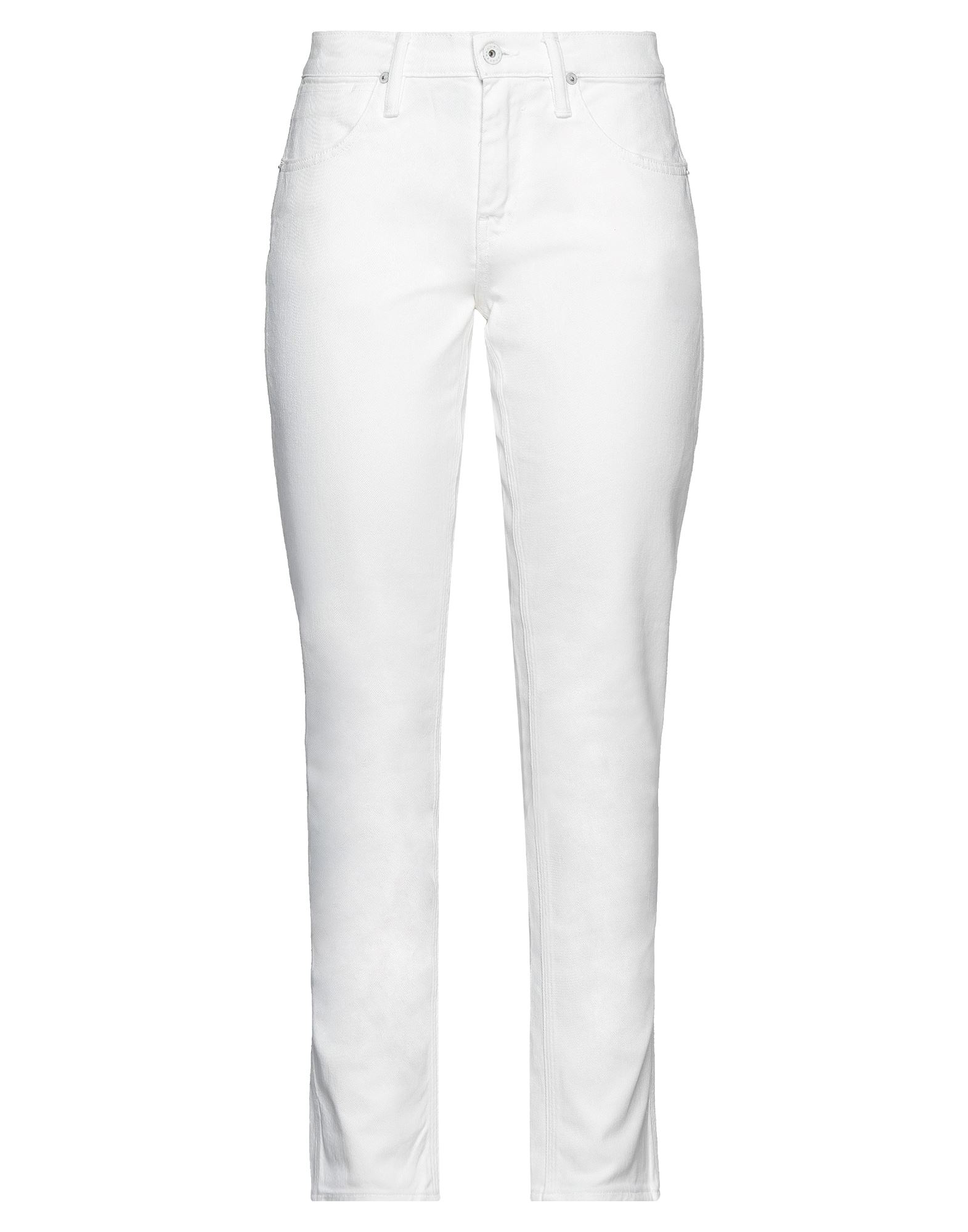 Shop Polo Ralph Lauren Woman Jeans White Size 31 Cotton, Elastane