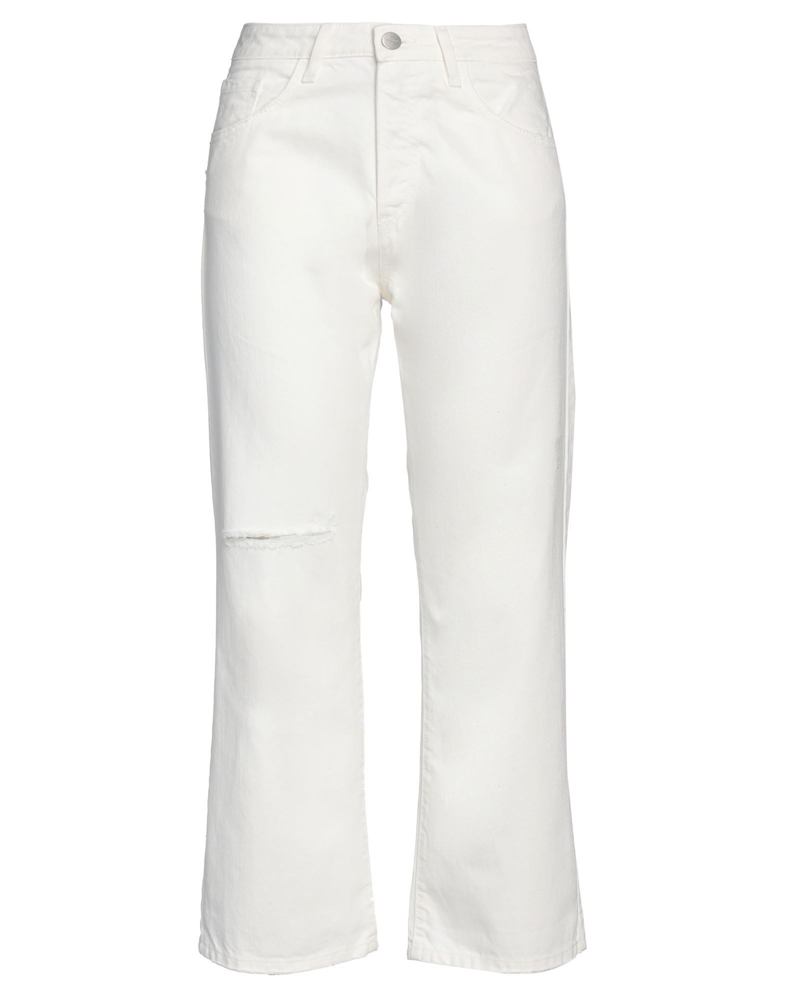 Shop Icon Denim Woman Jeans White Size 28 Cotton
