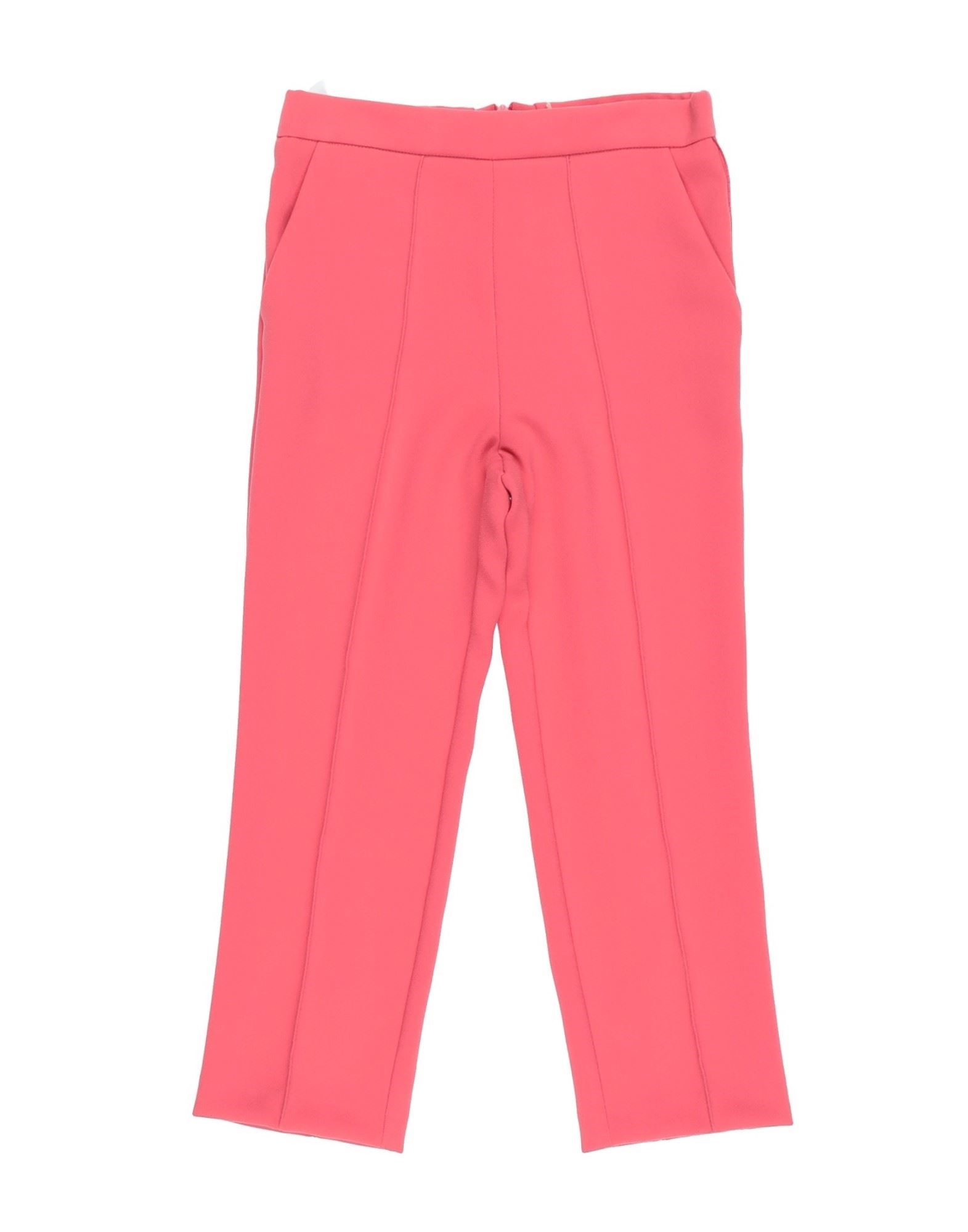 Elisabetta Franchi Toddler Girl Pants Coral Size 6 Polyester In Red